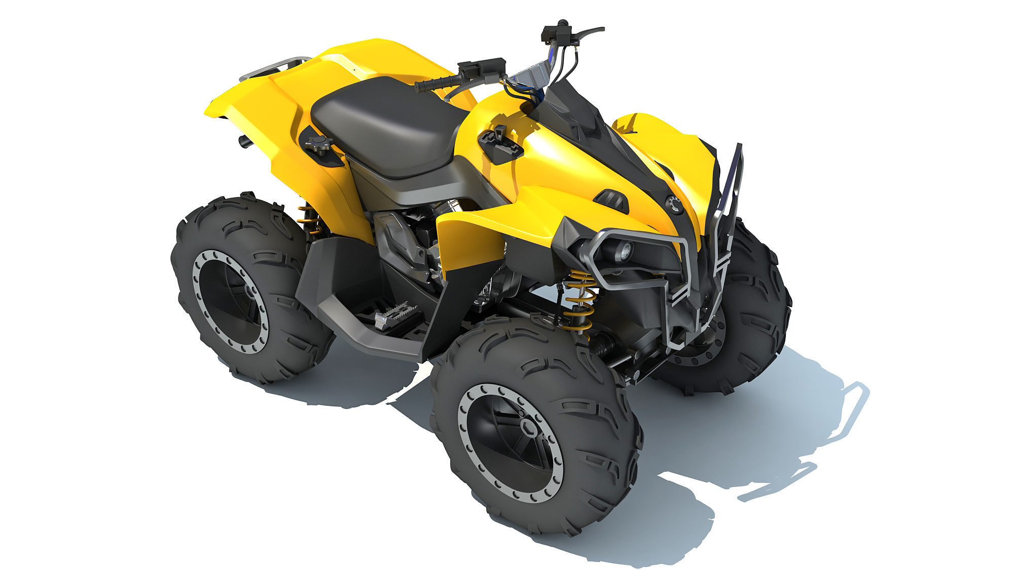 Generic ATV Vehicle 3D model_8