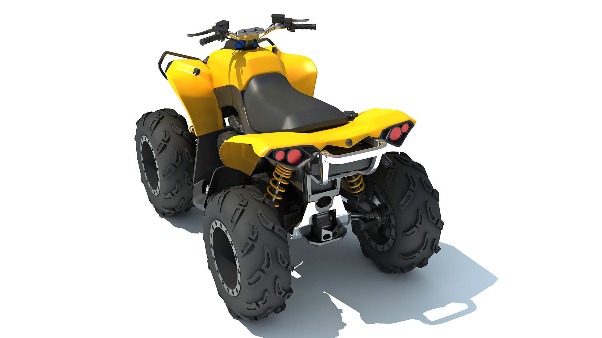Generic ATV Vehicle 3D model_3