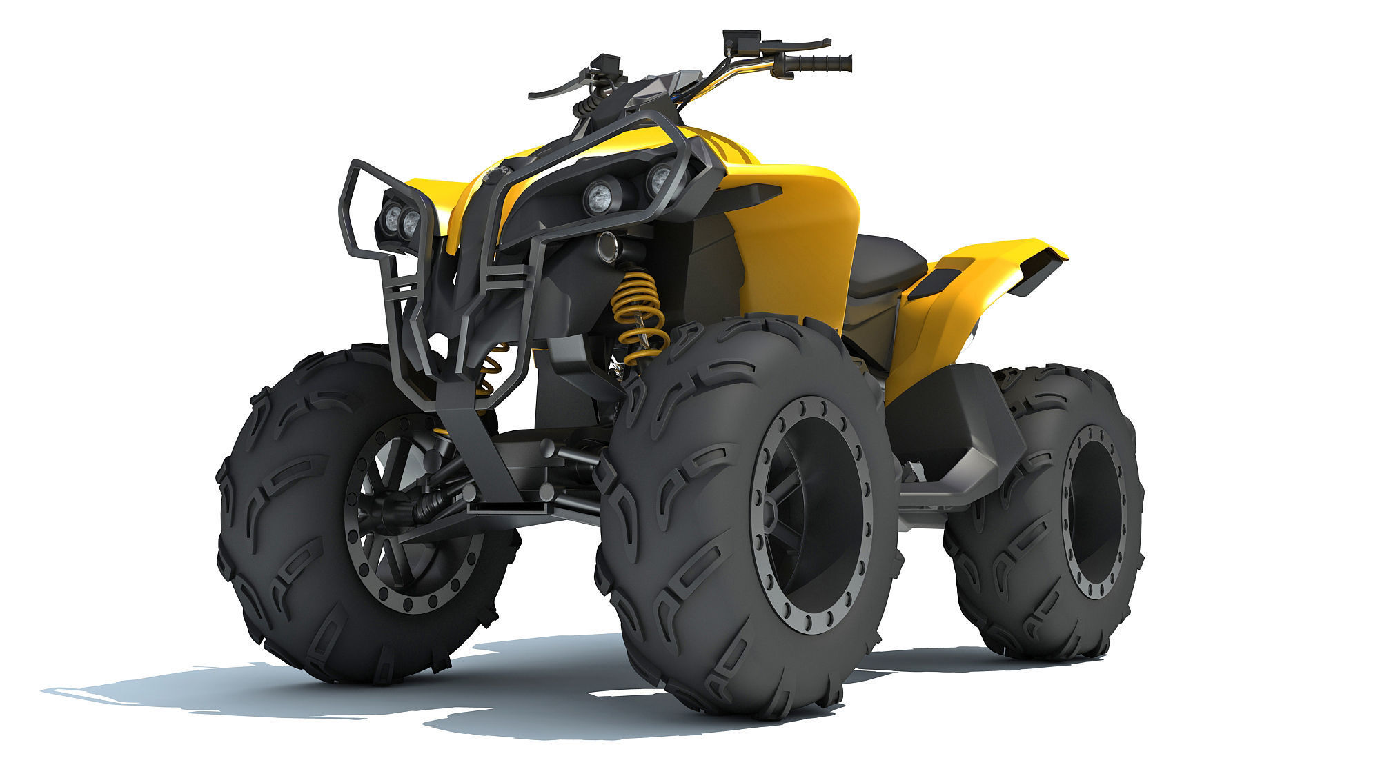 Generic ATV Vehicle 3D model_11