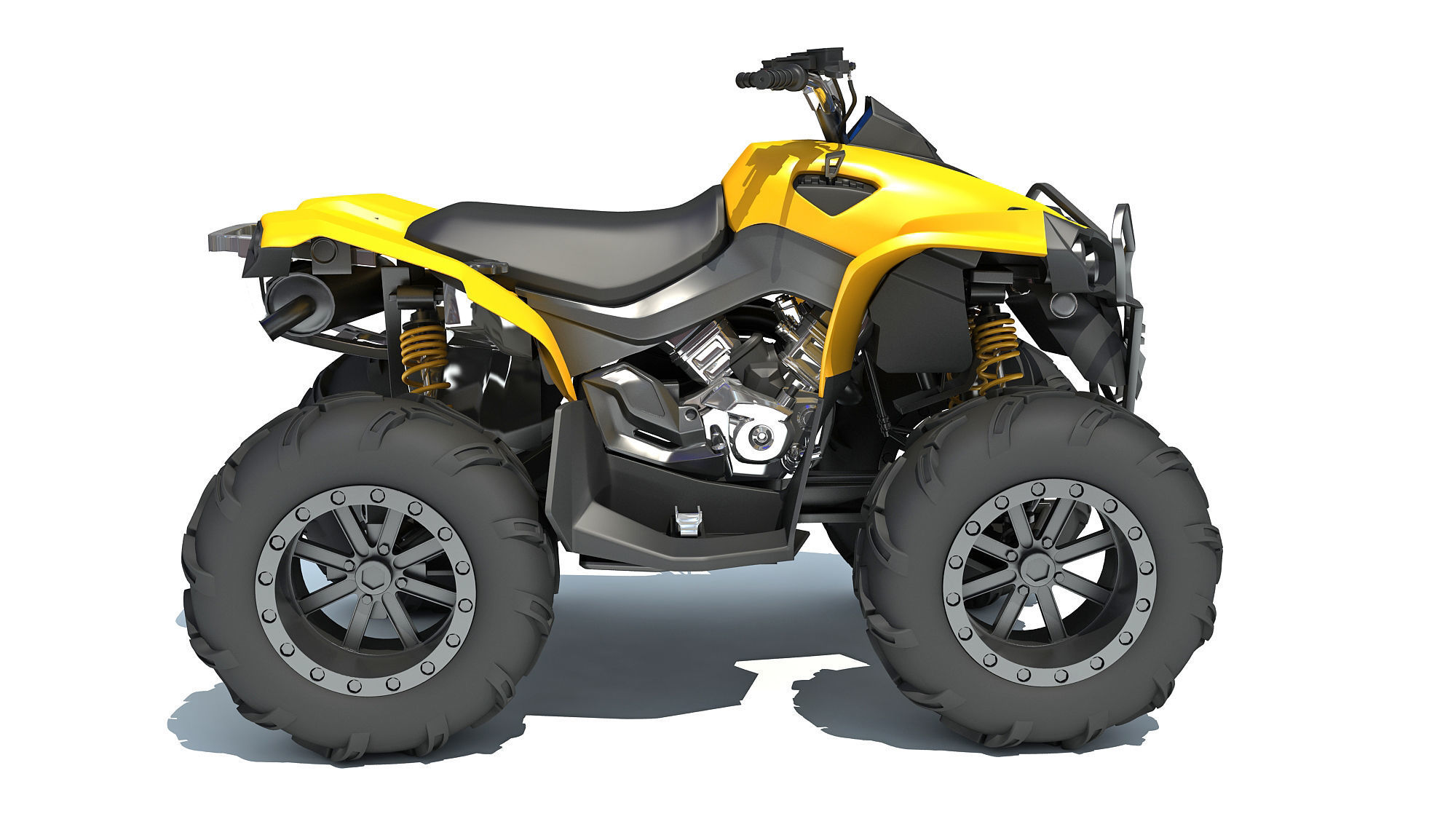 Generic ATV Vehicle 3D model_5