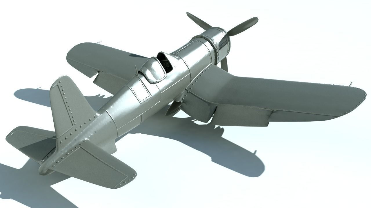 F4u Corsair for print 3D model 3D printable | CGTrader