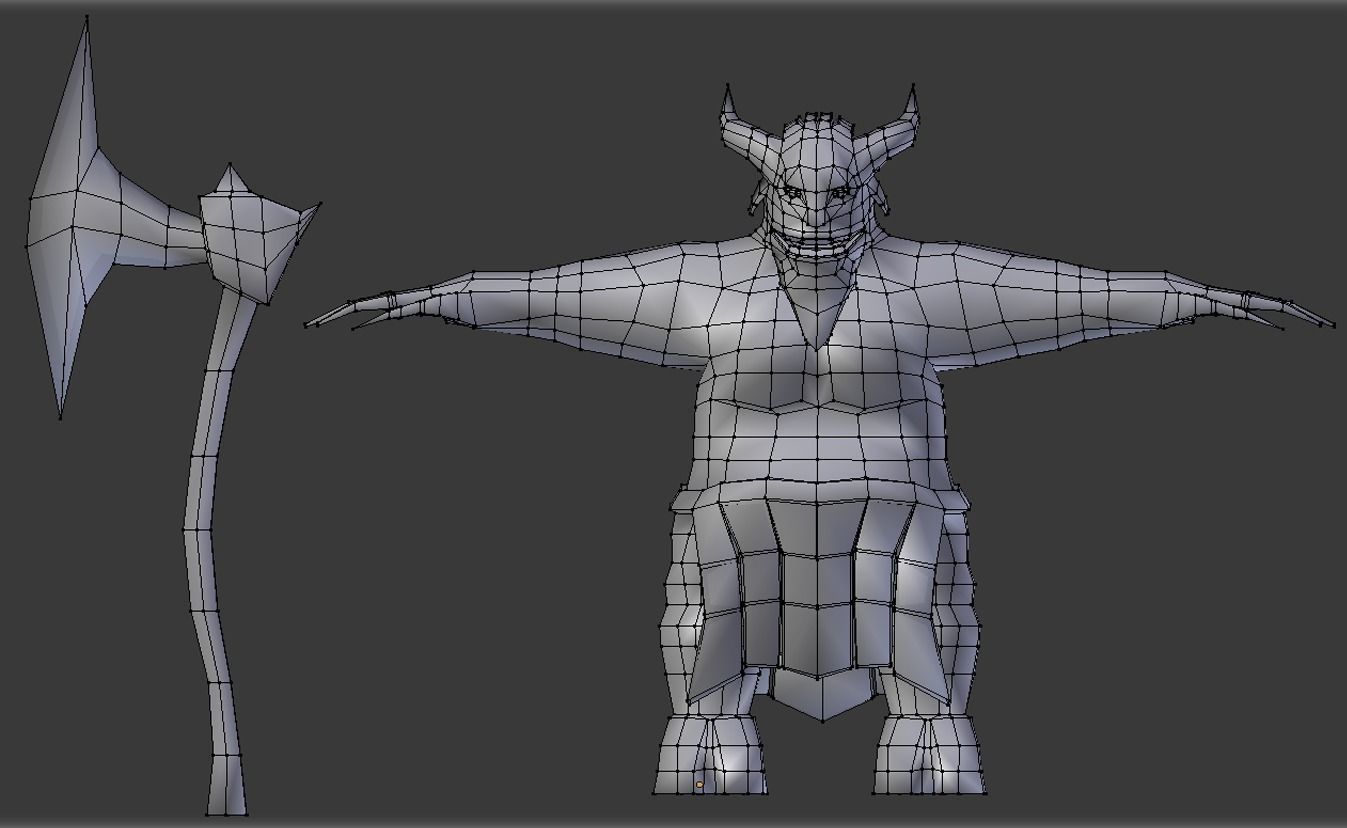 Hell Squad Low-poly 3D model_15