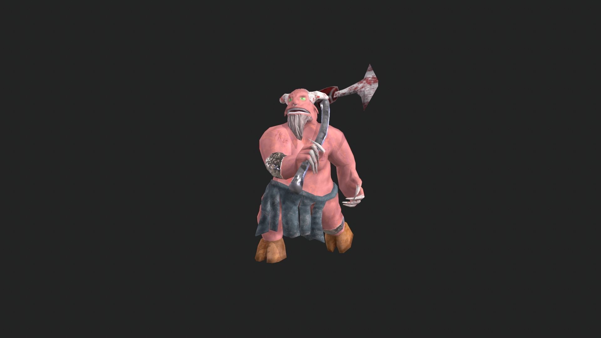Hell Squad Low-poly 3D model_14