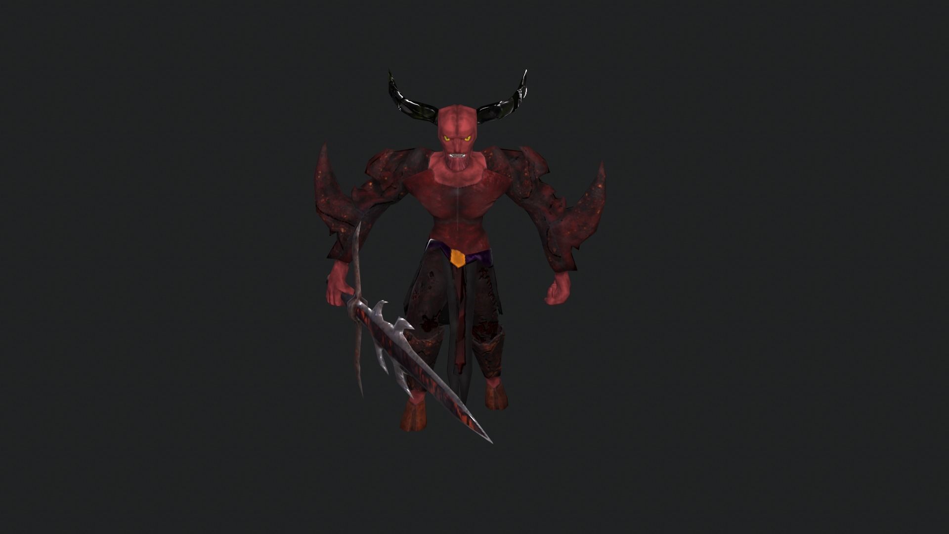 Hell Squad Low-poly 3D model_22