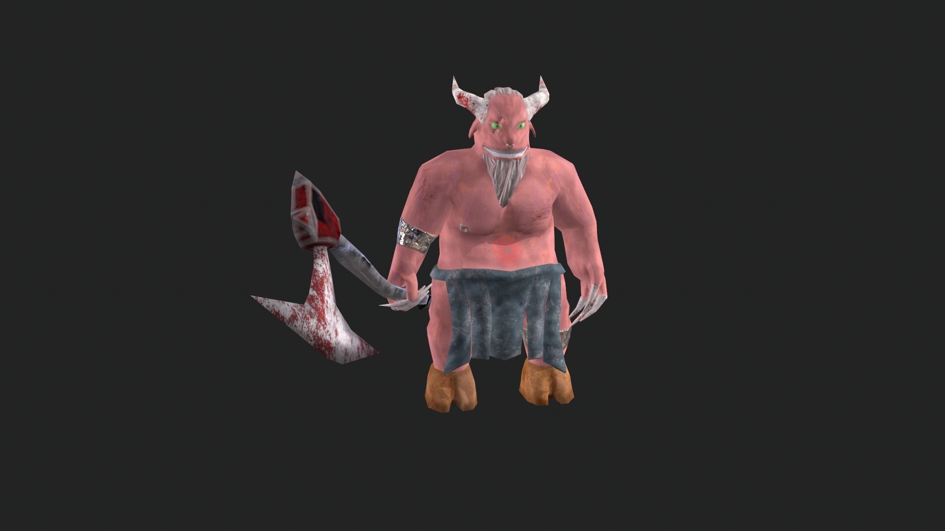 Hell Squad Low-poly 3D model_13