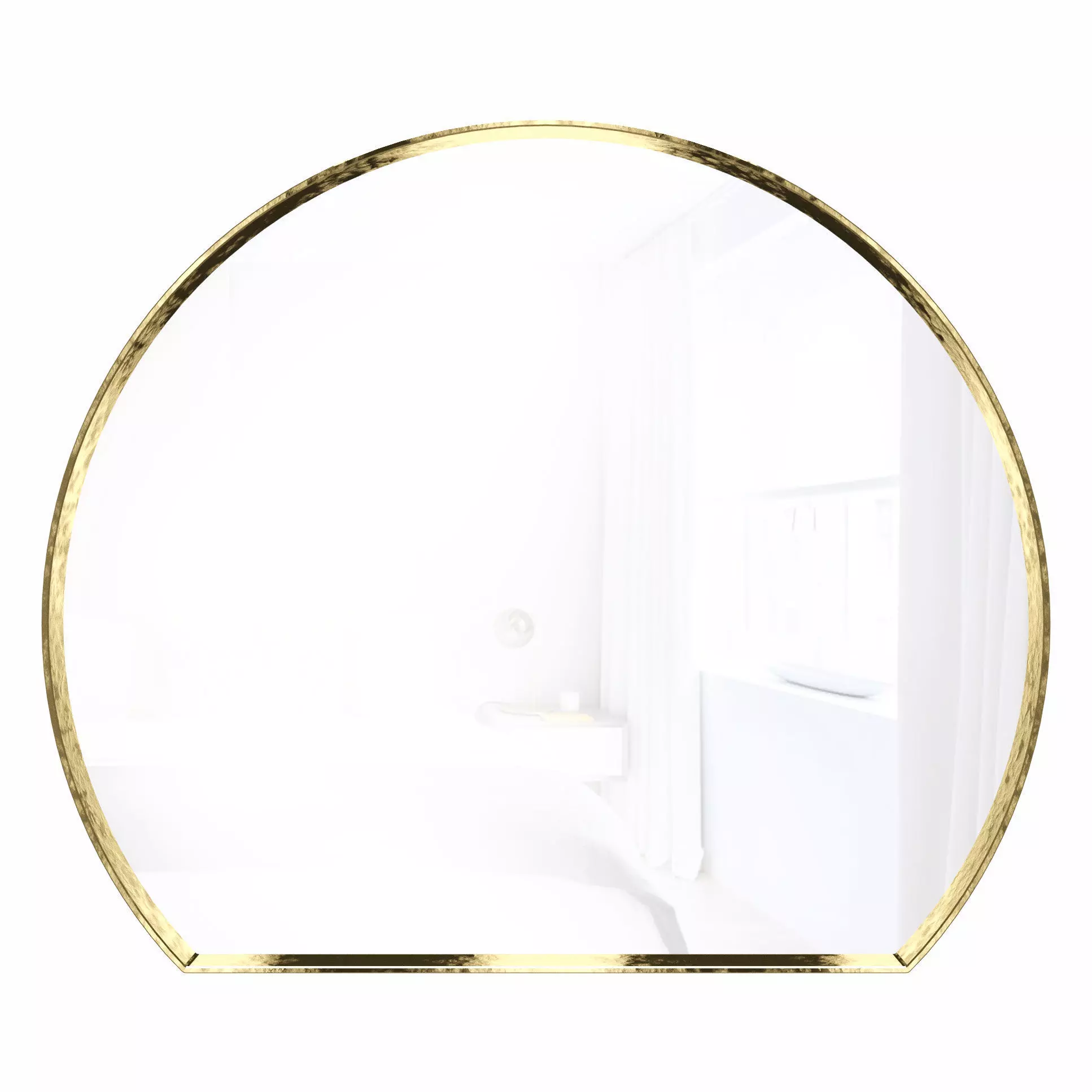 Geometric mirror of irregular shape 3D model_0
