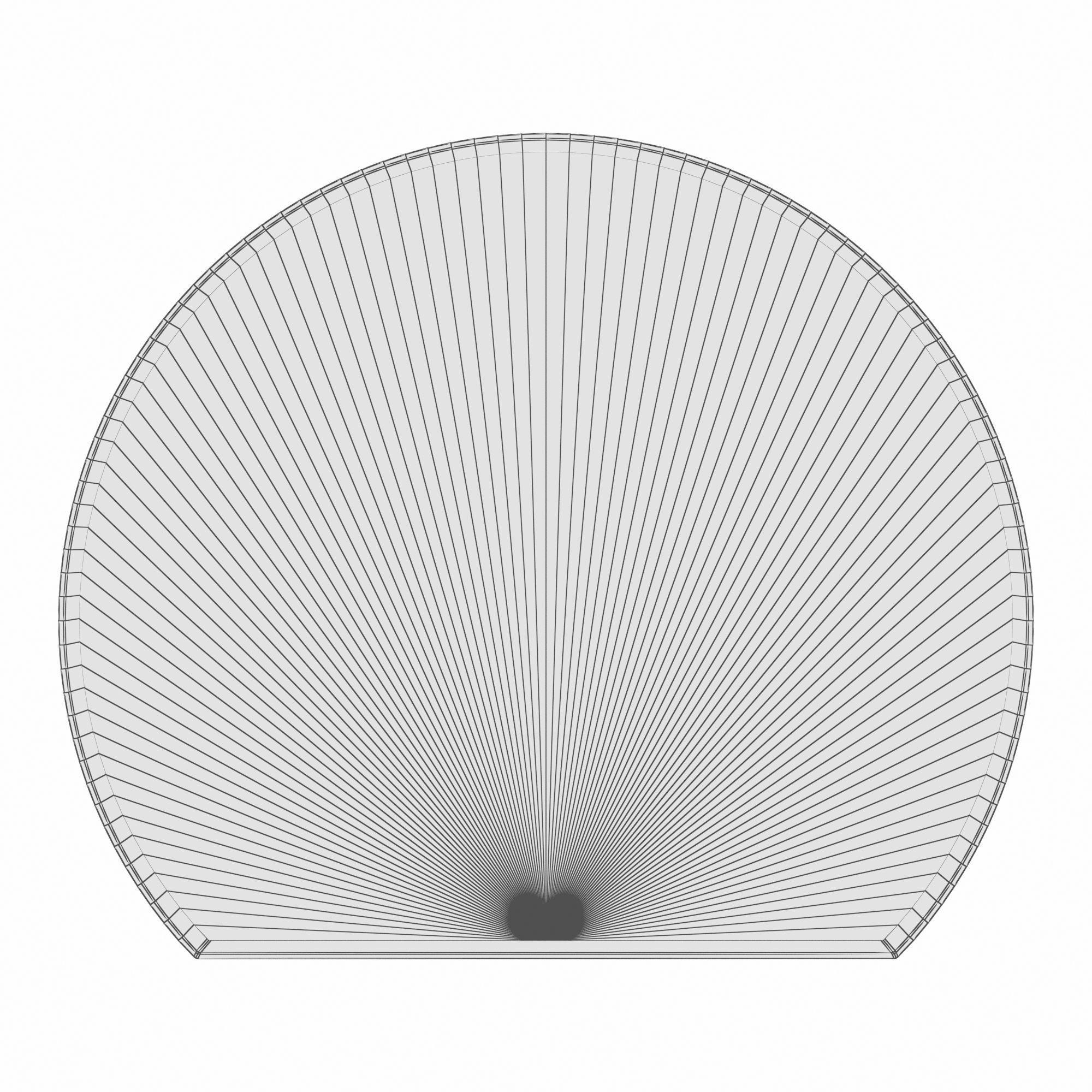 Geometric mirror of irregular shape 3D model_2