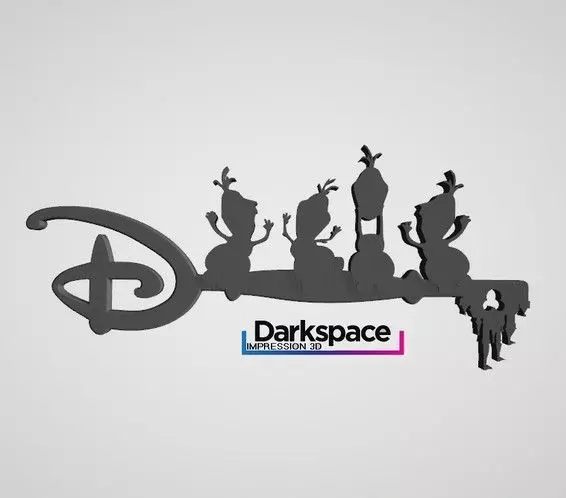 key disney olaf 3D print model