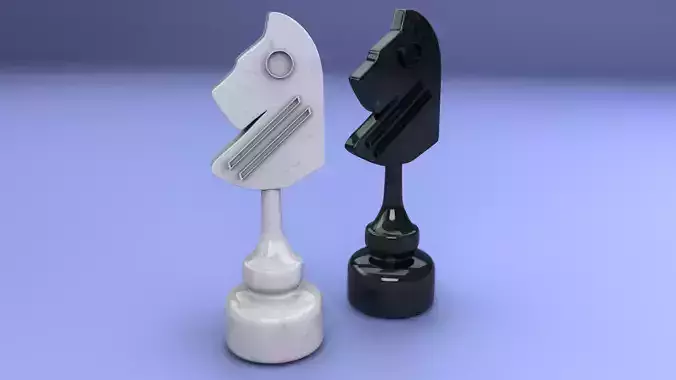 Chess Piece - Knight 3D model