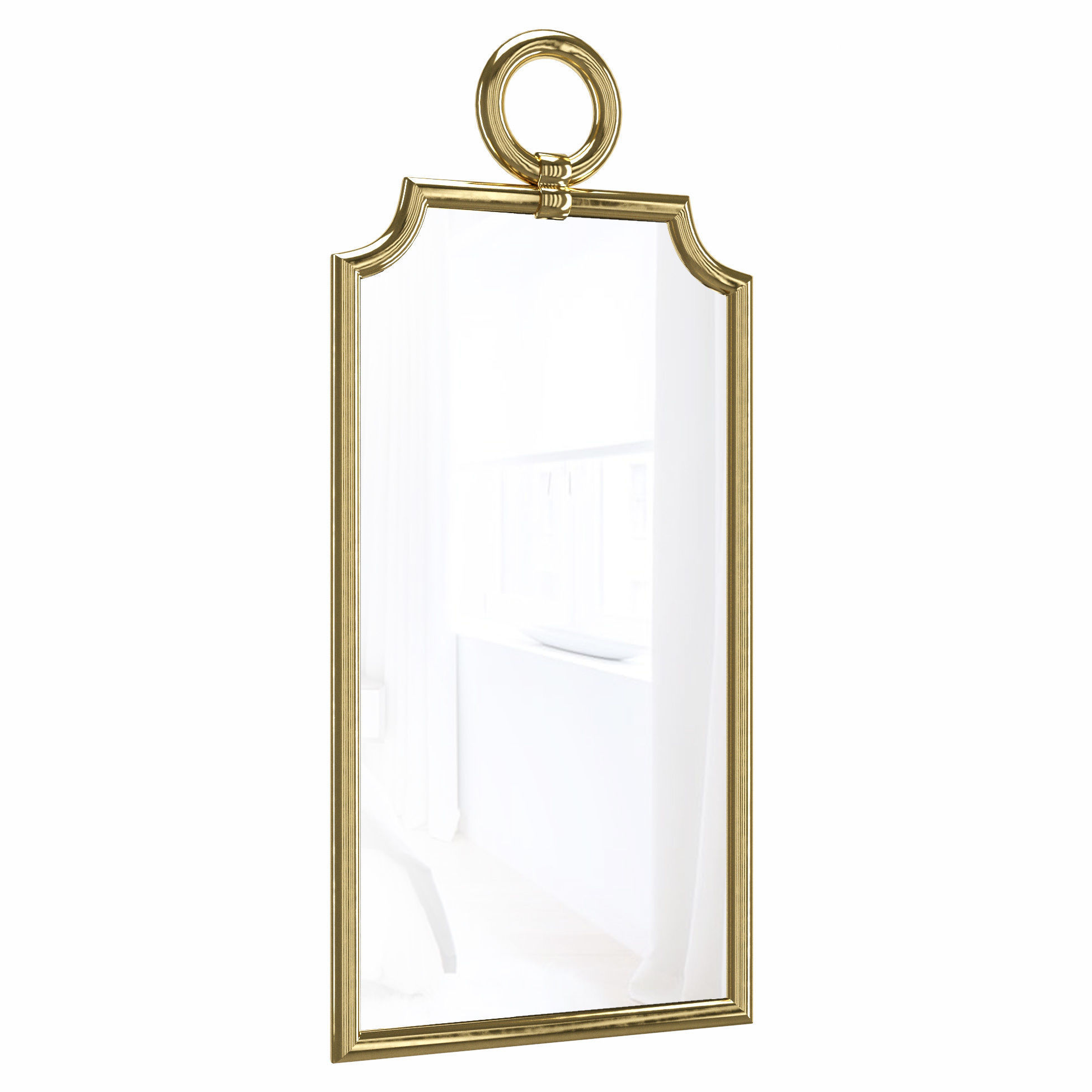 Designer stylish mirror LH033G 3D model_1