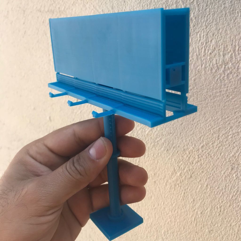BILLBOARD SCALE H0 1-87 3D PRINT RESIN 3D print model_21