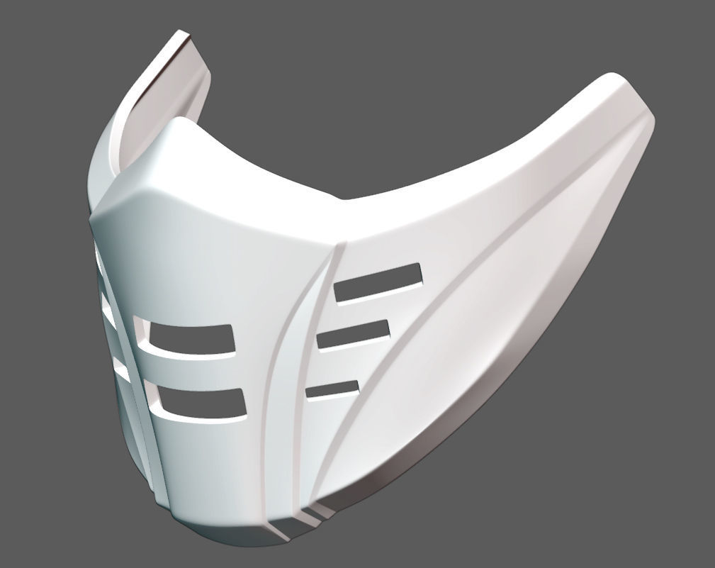 Inspired MK11 JADE Mask  3D print model_5
