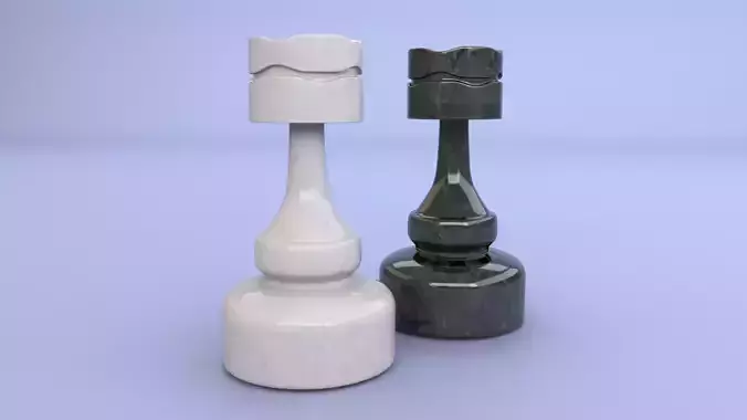  Chess Piece - Rook 3D model