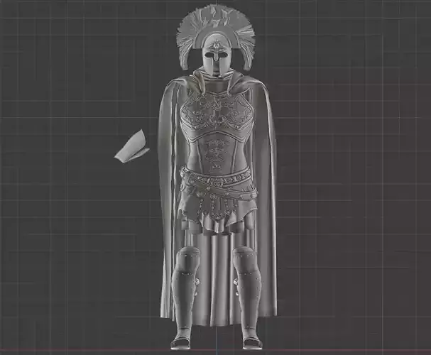 Greek Spartan Base Armor set Low-poly 3D model