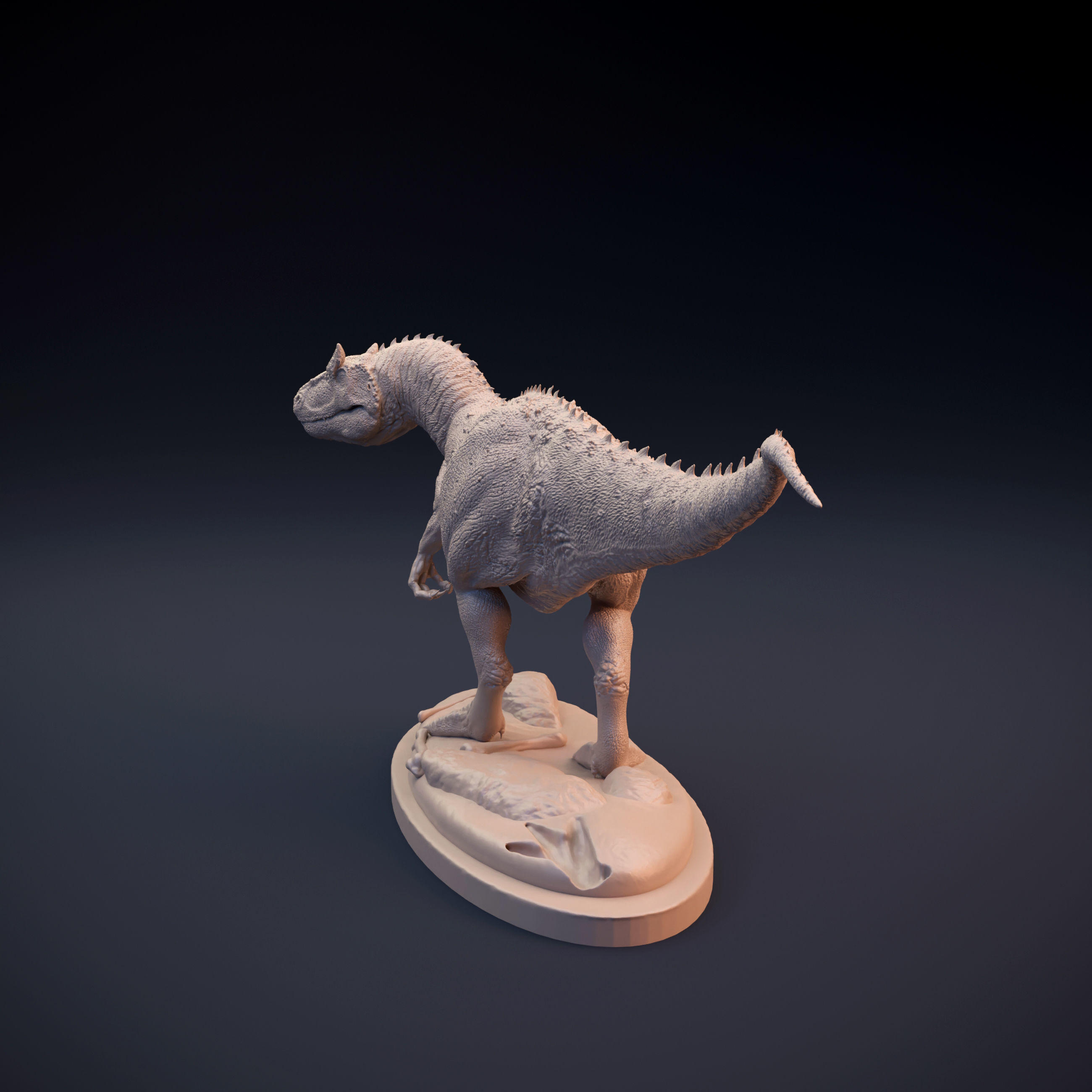 Allosaurus intended for 3D printing 3D print model_4