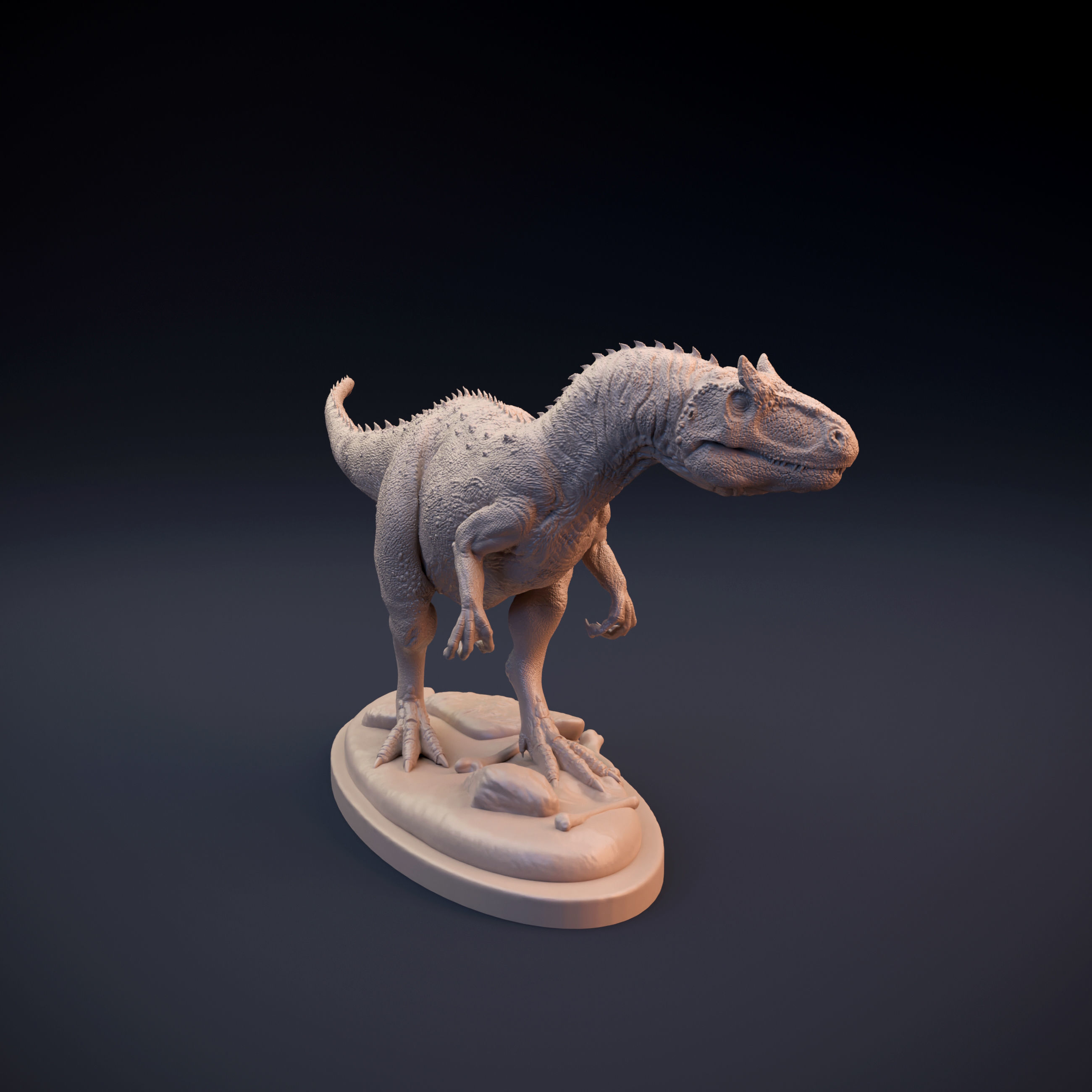 Allosaurus intended for 3D printing 3D print model_2