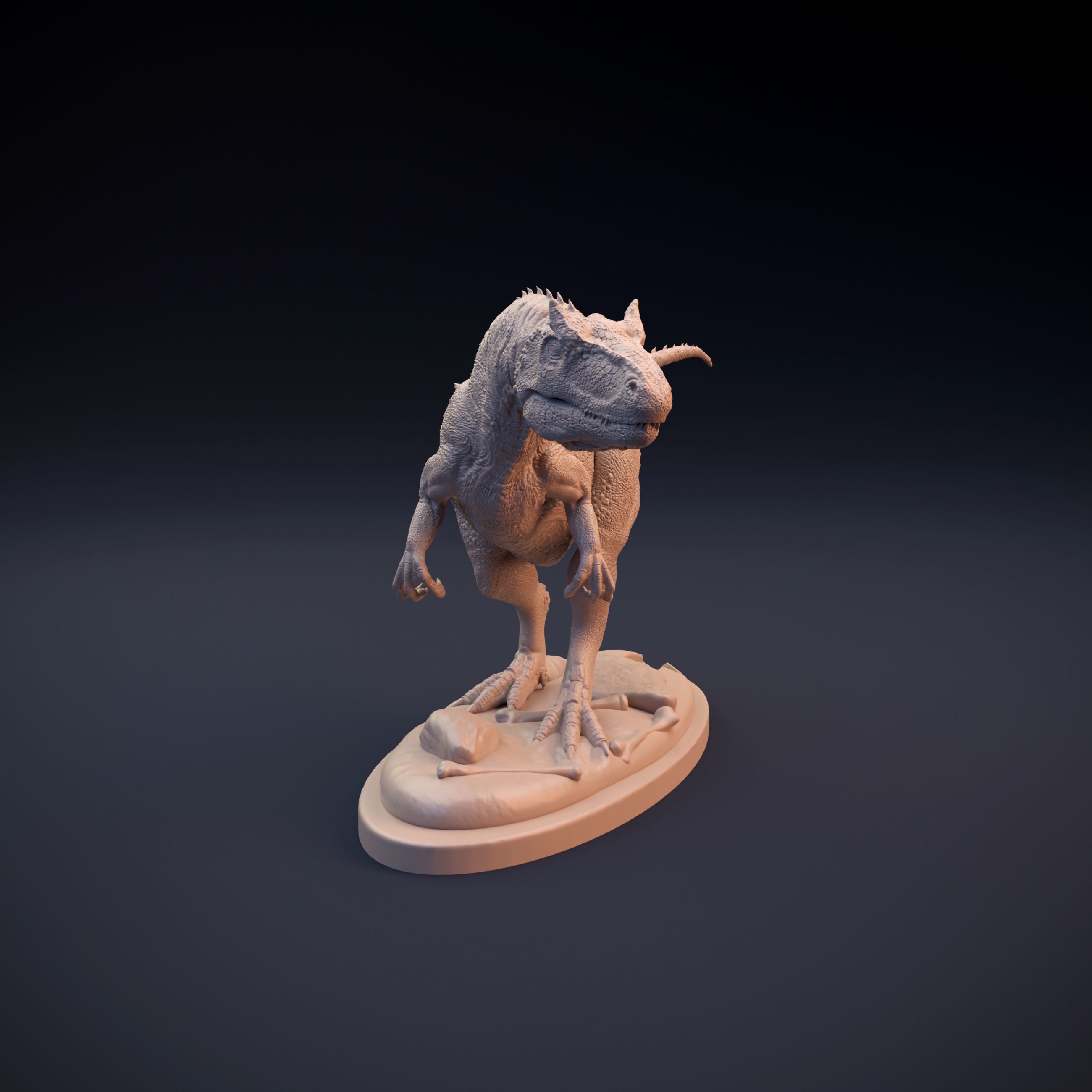 Allosaurus intended for 3D printing 3D print model_1