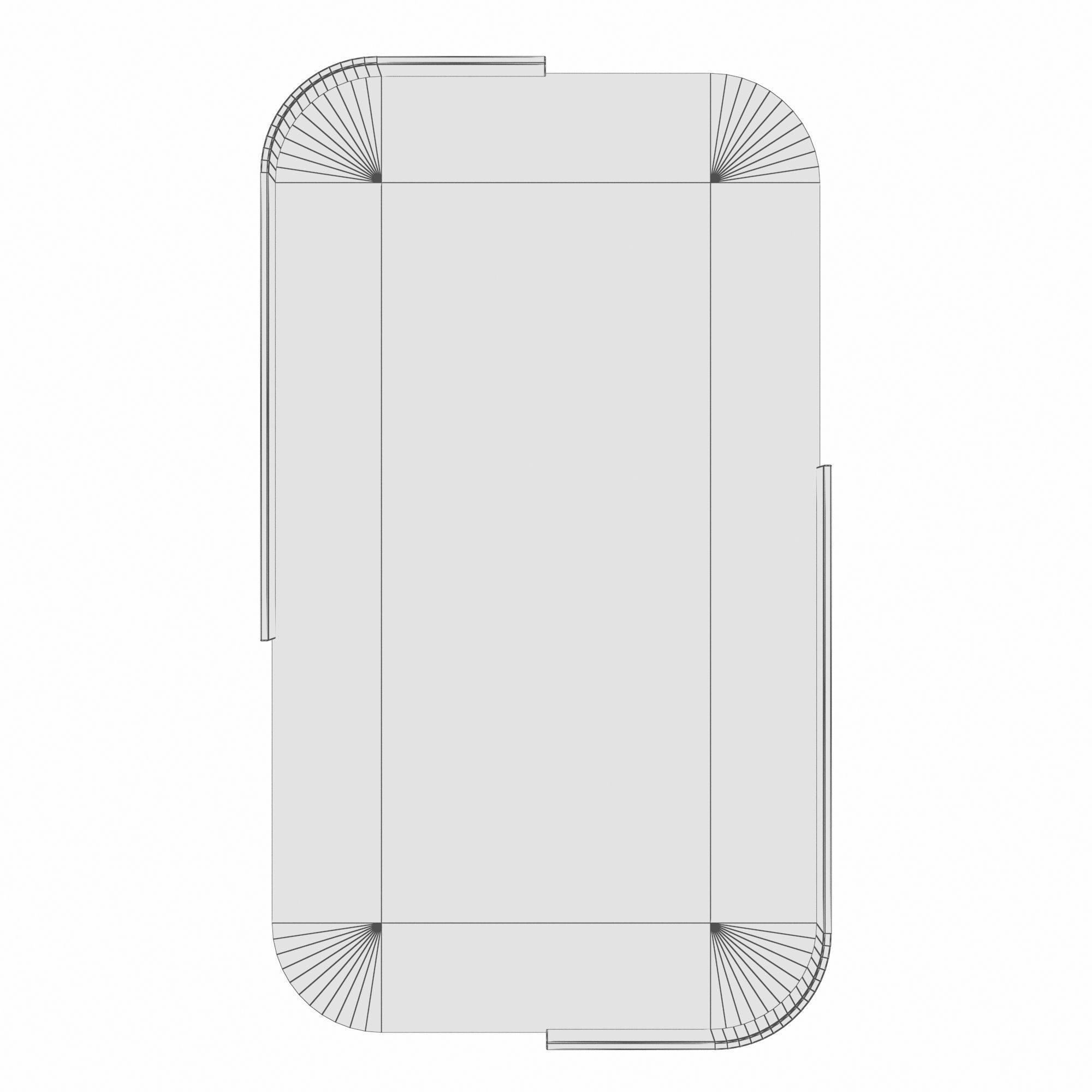 Mirror in a frame made of brass Logan 3D model_2