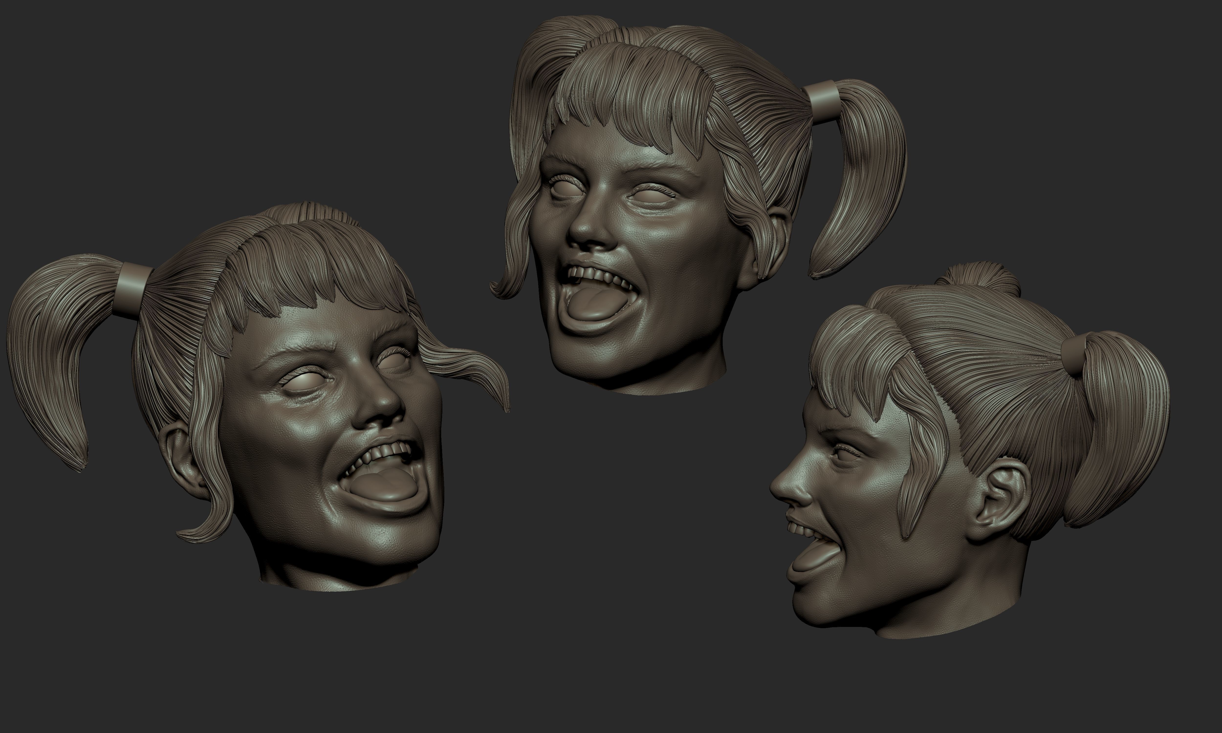 Harley Quinn Collectible Statue 3D print model_4