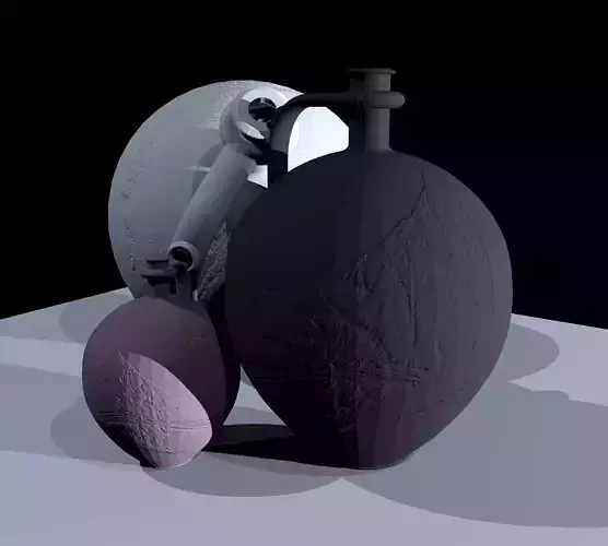 Korshovi - symbols of history that is not in usage 3D model