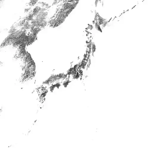 Japan High resolution 46k cavity map