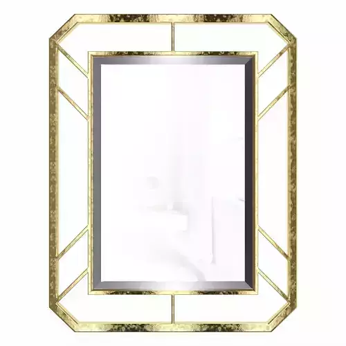 Rectangular decorative mirror KFE1350