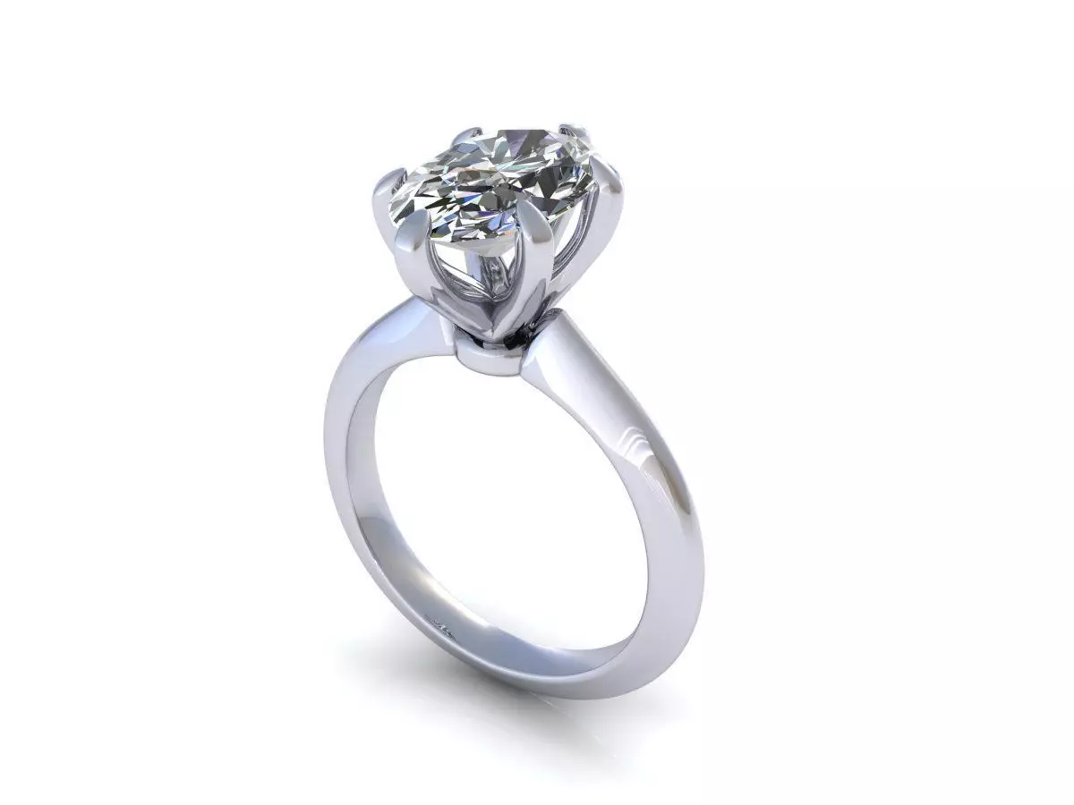 Jeffrey Cheng Diamond Ring 42 3D print model_0