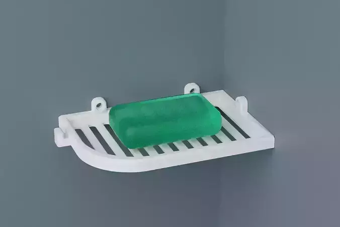 Soap Dish Shower Wall Platform 3D print model
