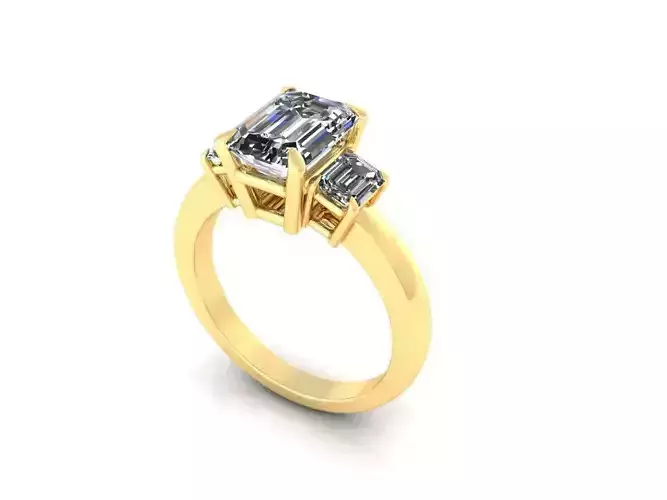Elizabeth Reim Diamond Ring 3D1