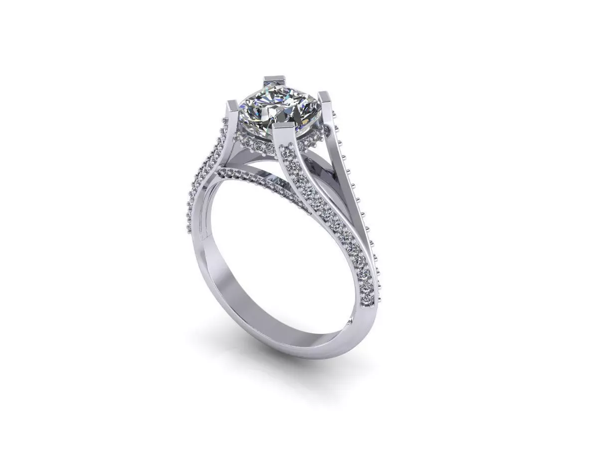 Adam Clyne Diamond Ring R32 3D print model