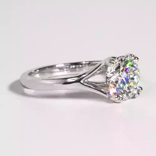 Round Precious Diamond Ring D3