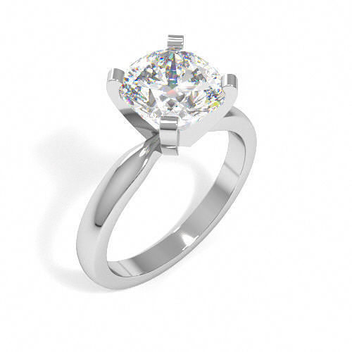 Princess Diamond Ring S3 3D print model