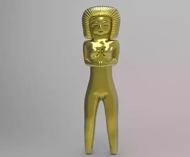 Venus of Valdivia precolumbian sculpture 3D print model
