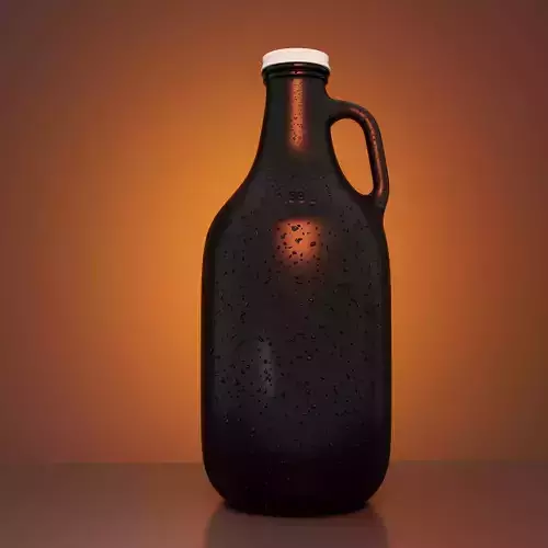 Glass Beer Cider Growler Jug 3D Model 3D model