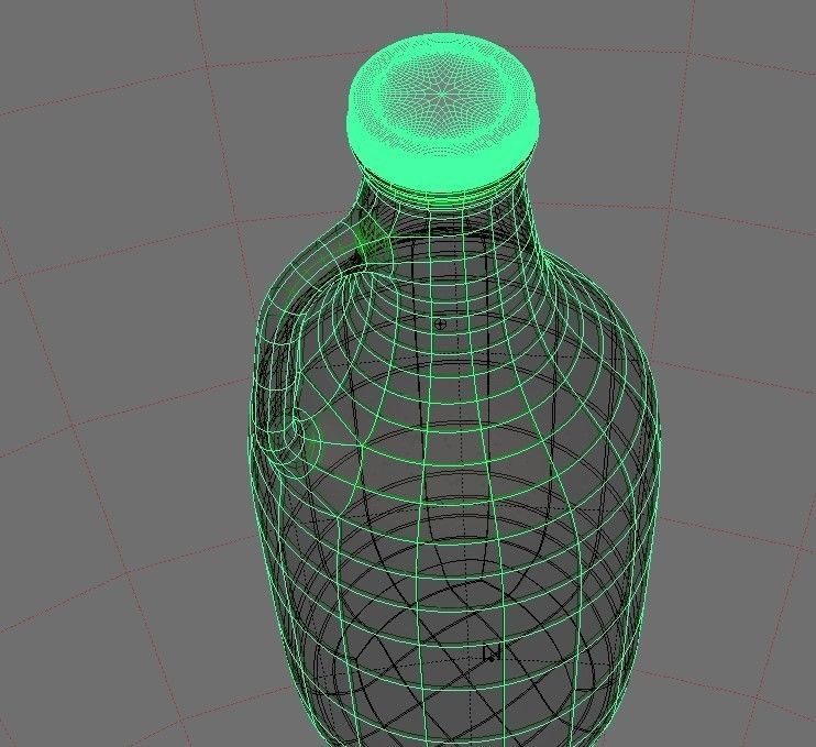 Glass Beer Cider Growler Jug 3D Model 3D model_3