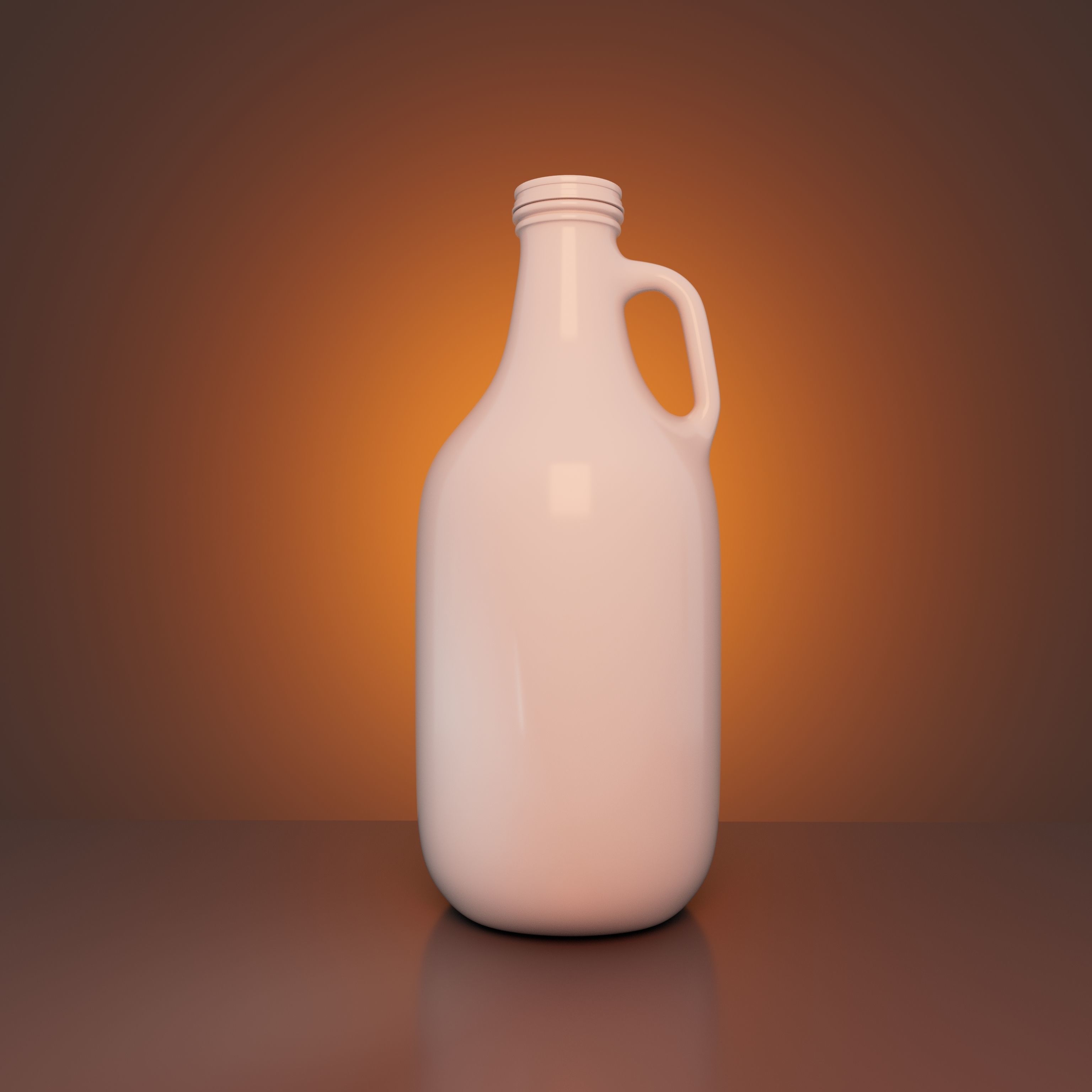 Glass Beer Cider Growler Jug 3D Model 3D model_6