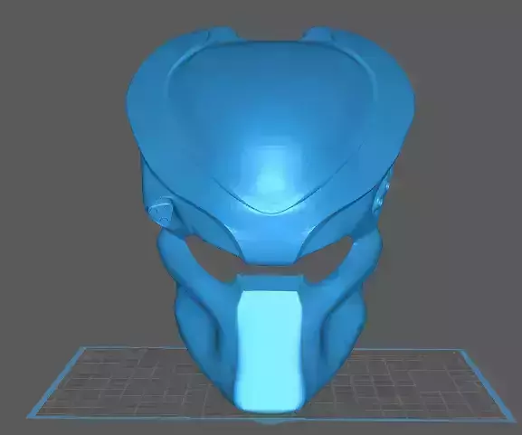 predator mask with dreadlock hole