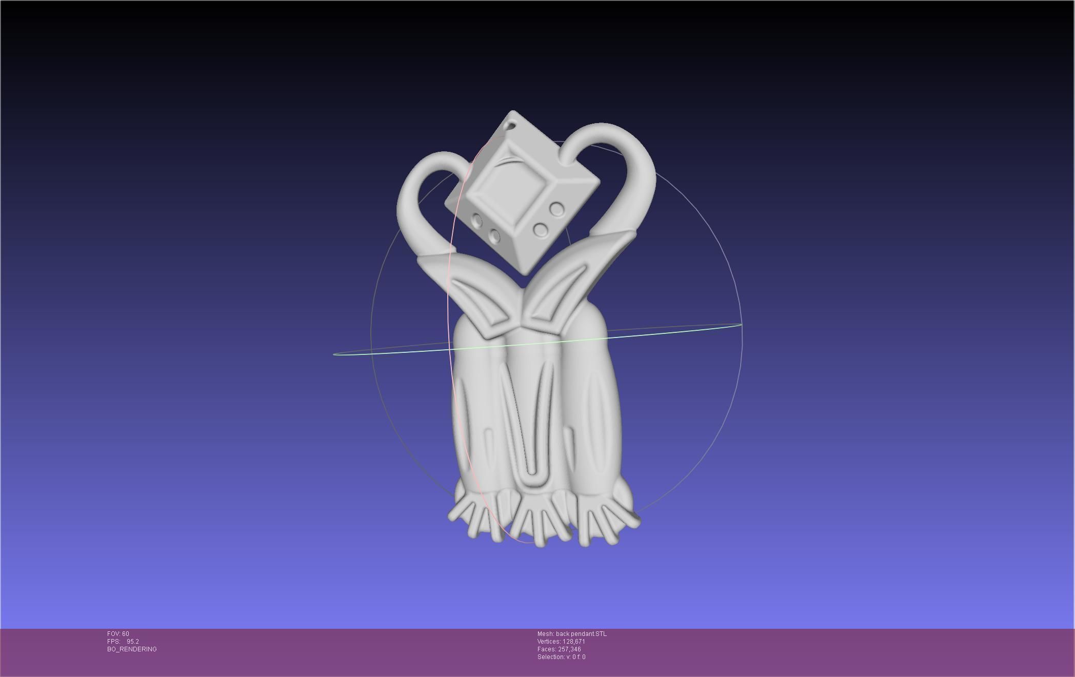 Final Fantasy XIV Dancer Back Pendant Printable Model 3D print model_48