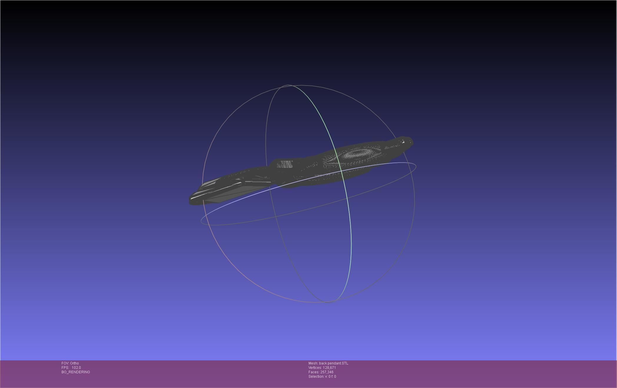 Final Fantasy XIV Dancer Back Pendant Printable Model 3D print model_70