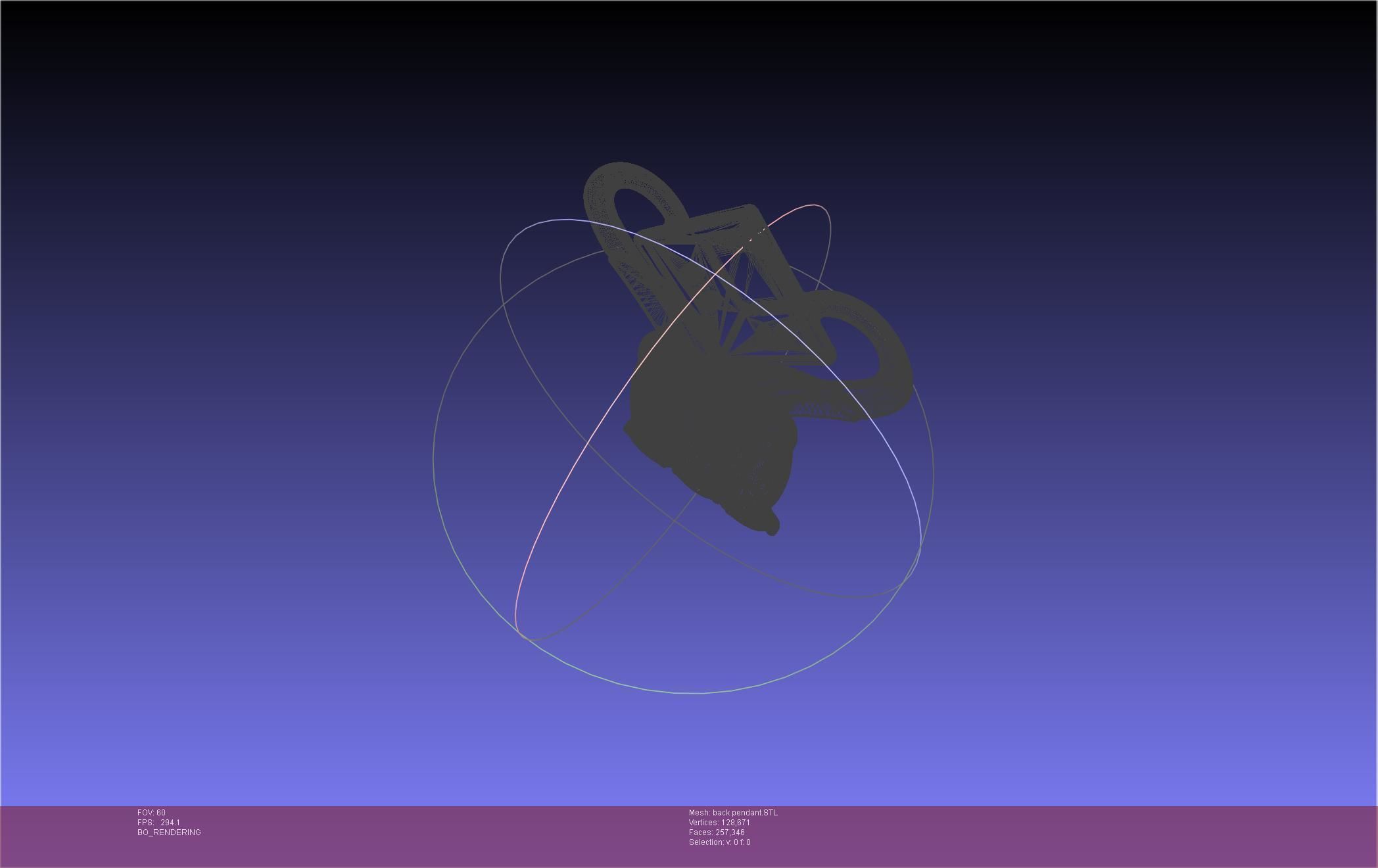 Final Fantasy XIV Dancer Back Pendant Printable Model 3D print model_67