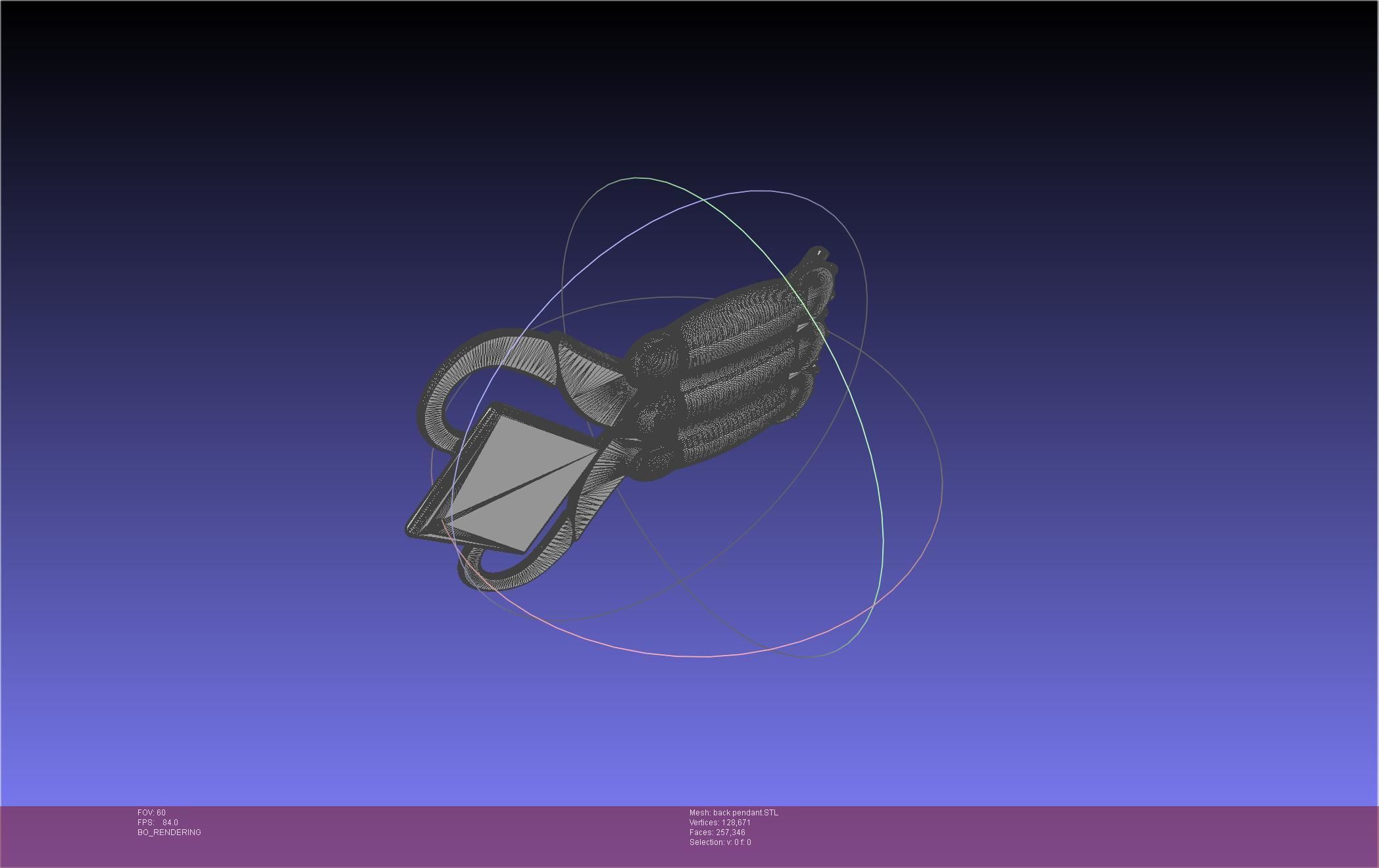 Final Fantasy XIV Dancer Back Pendant Printable Model 3D print model_61