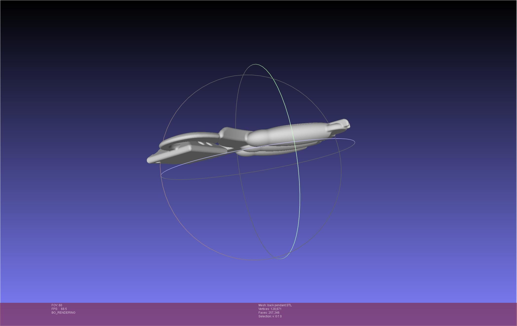 Final Fantasy XIV Dancer Back Pendant Printable Model 3D print model_37