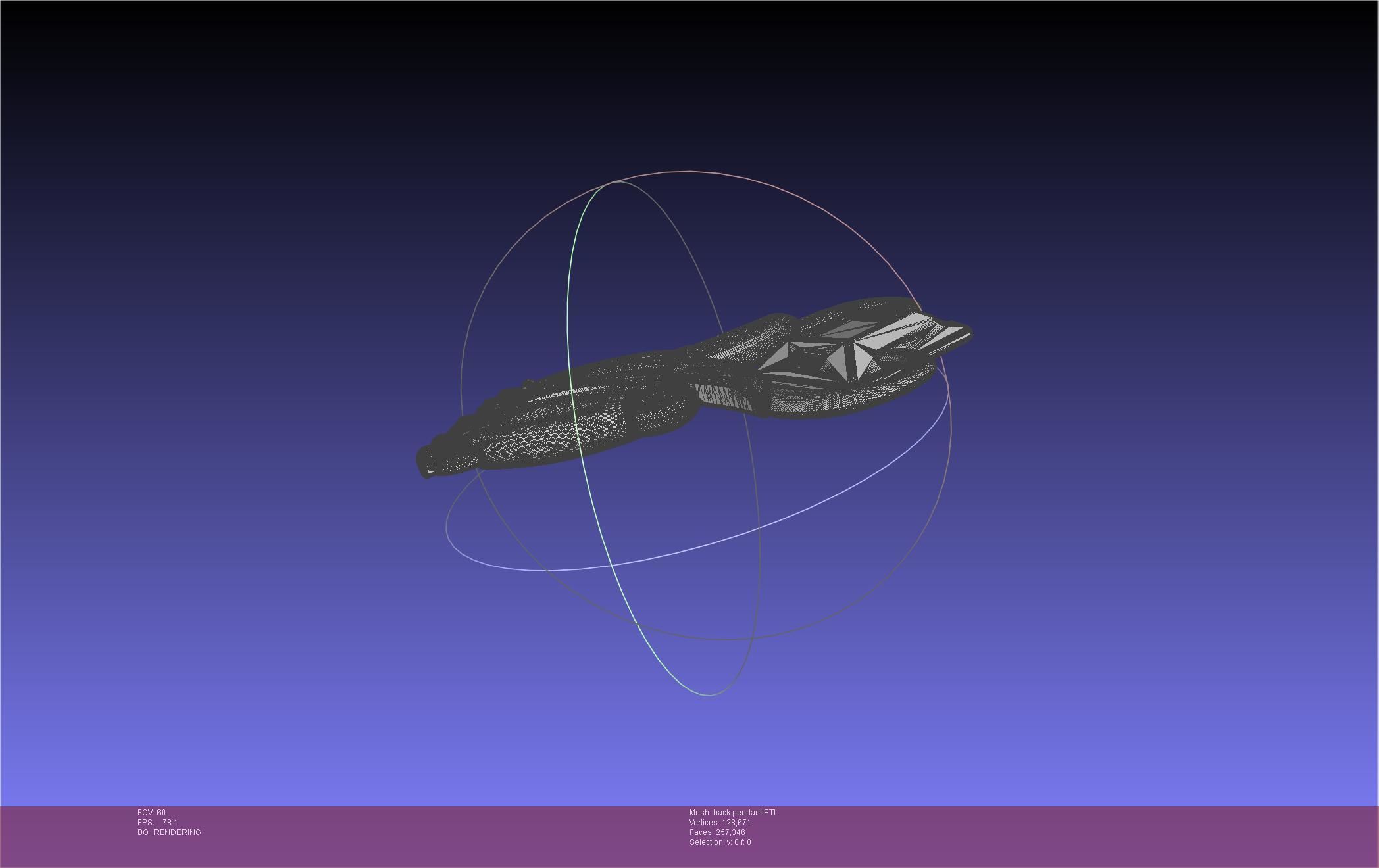 Final Fantasy XIV Dancer Back Pendant Printable Model 3D print model_52