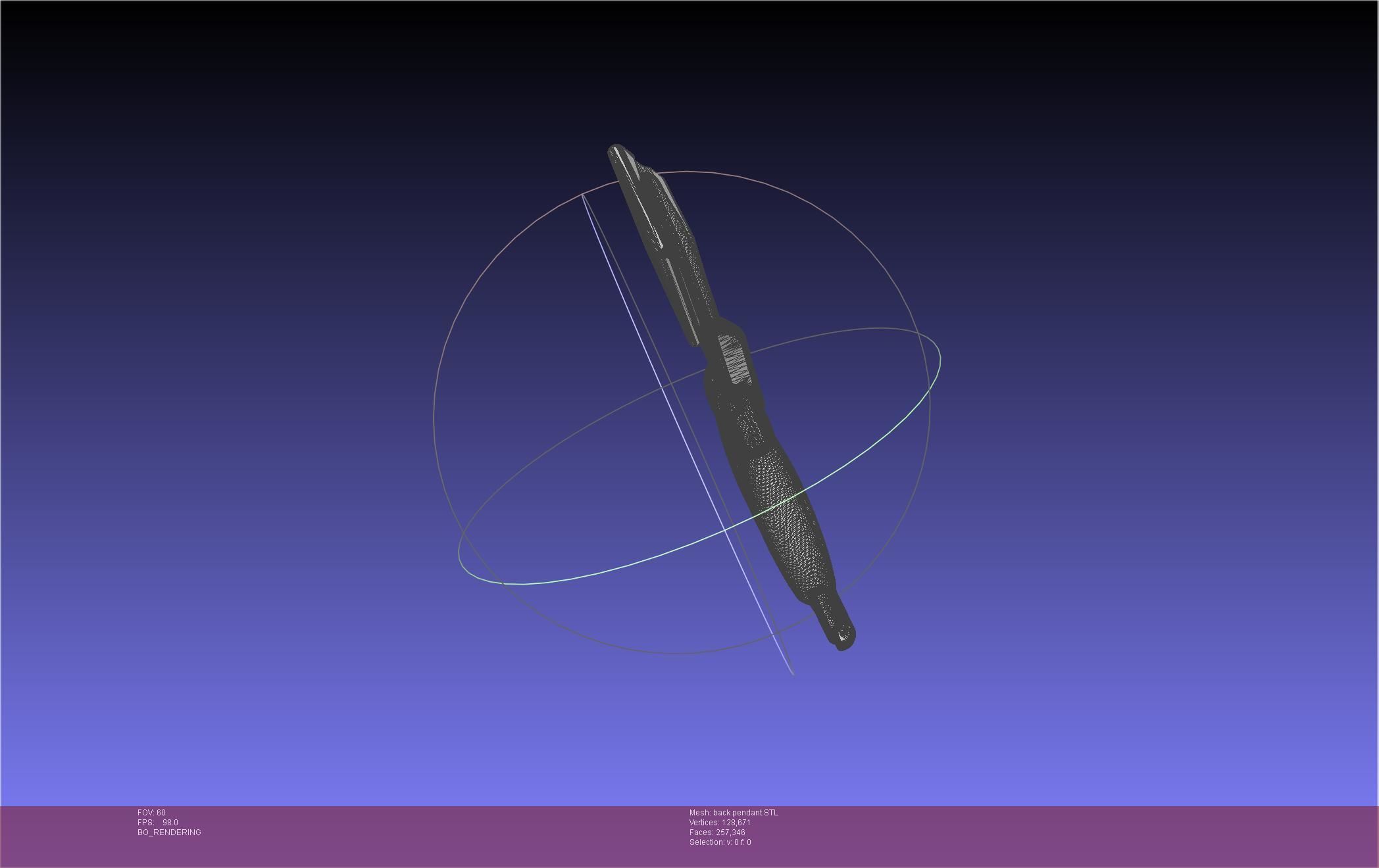 Final Fantasy XIV Dancer Back Pendant Printable Model 3D print model_50