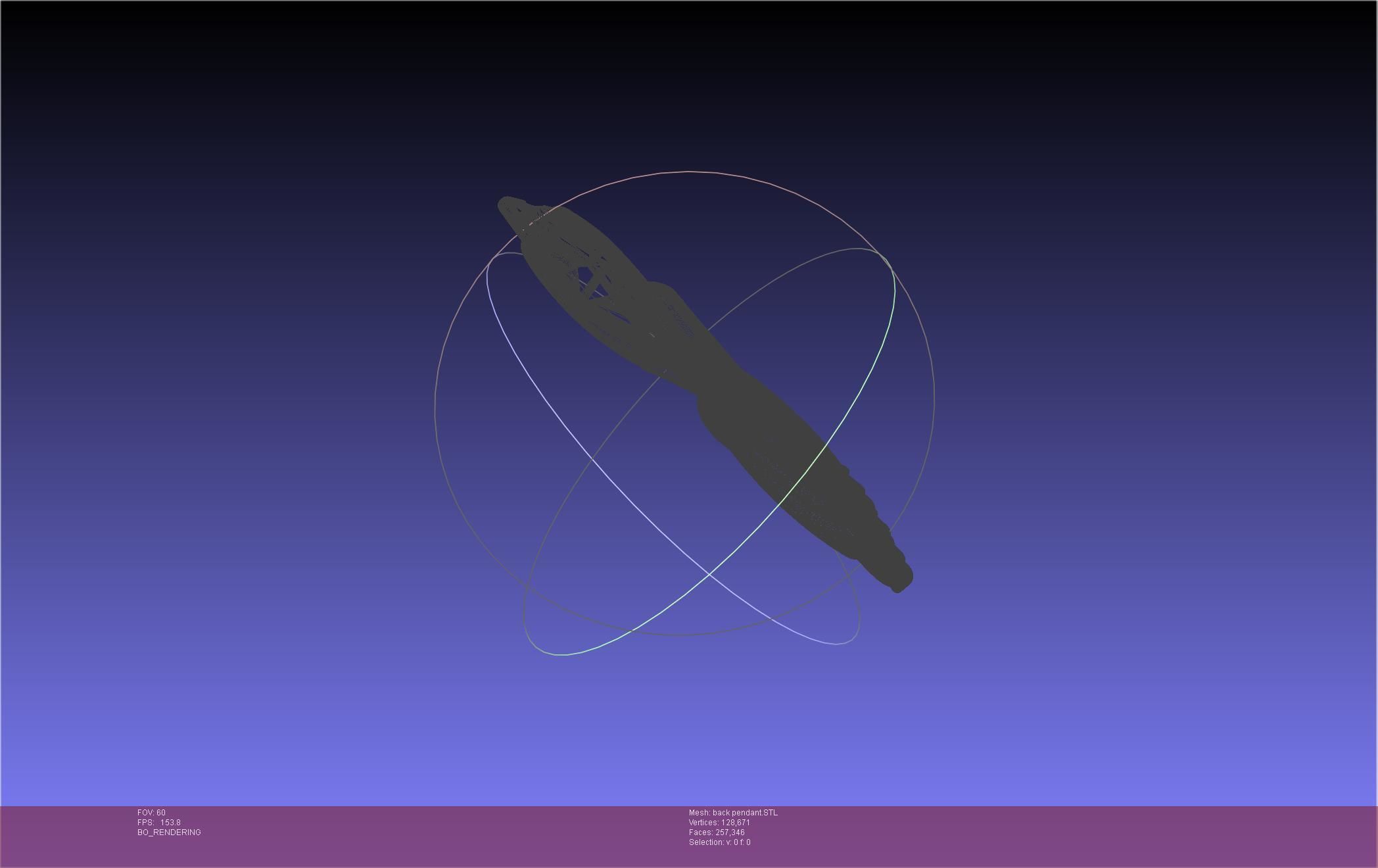 Final Fantasy XIV Dancer Back Pendant Printable Model 3D print model_66