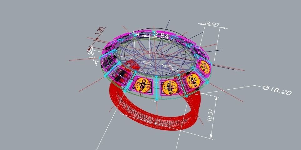 best ring 3D model_2