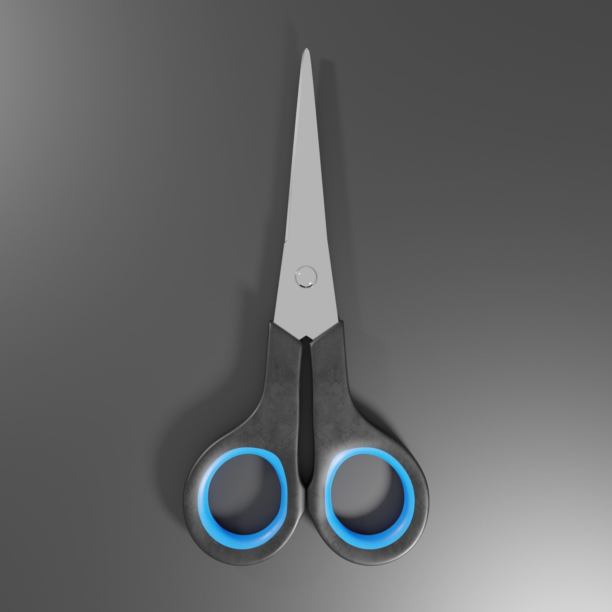 Scissor pair of scissors 3D model_1