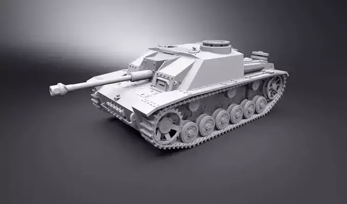 StuG III Scale model  3D print model