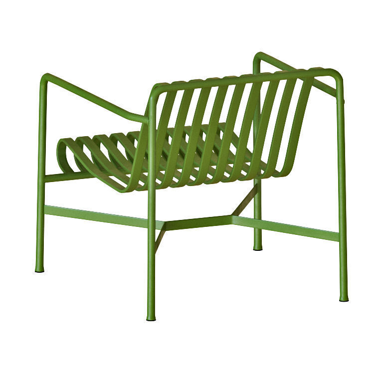 Hay table and chairs set 7 3D model_4