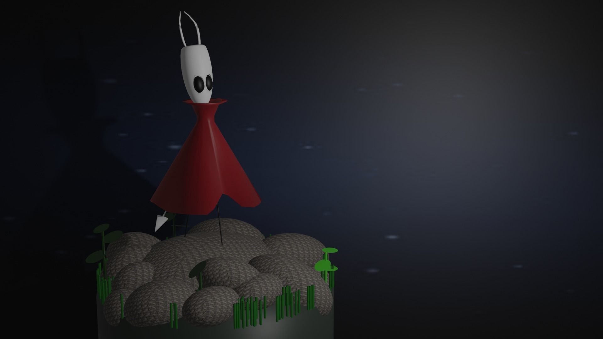 Hornet rocket 3D model_1